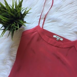 Madewell silk tank top 0